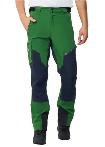 ATLASLAVA Wanderhose Herren Wasserdicht Hose Leichte Zip Off Arbeitshosen für Aktivitäten Outdoor Trekking DRAK Green 2XL von ATLASLAVA