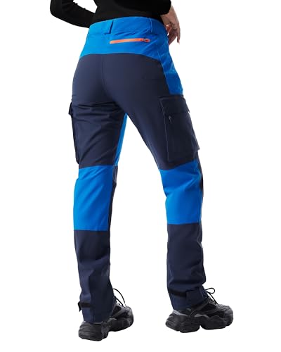 ATLASLAVA Regenhose Damen Wasserdicht Wanderhose Cargohose Strapazierfähige Winddicht Cargo Hose für Outdoor-Aktivitäten ATLASLAVA Regenhose Damen Wasserdicht Wanderhose Cargohose Strapazierfähige Winddicht Cargo Hose für Outdoor-Aktivitäten von ATLASLAVA