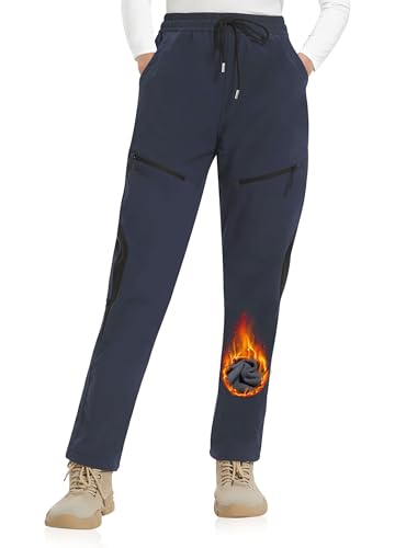 ATLASLAVA Skihose Damen Fleece Gefüttert Wasserdicht Softshellhose Wanderhose Winterhose Outdoor Hosen Winter ATLASLAVA Skihose Damen Fleece Gefüttert Wasserdicht Softshellhose Wanderhose Winterhose Outdoor Hosen Winter von ATLASLAVA