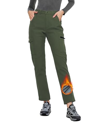 ATLASLAVA Skihose Damen Wasserdicht Wanderhose Fleece Gefüttert Softshellhose Warm Outdoor Hosen Winter ATLASLAVA Skihose Damen Wasserdicht Wanderhose Fleece Gefüttert Softshellhose Warm Outdoor Hosen Winter von ATLASLAVA