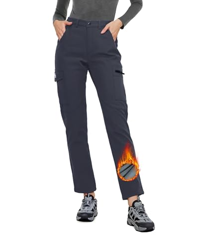 ATLASLAVA Skihose Damen Wasserdicht Wanderhose Fleece Gefüttert Softshellhose Warm Outdoor Hosen Winter ATLASLAVA Skihose Damen Wasserdicht Wanderhose Fleece Gefüttert Softshellhose Warm Outdoor Hosen Winter von ATLASLAVA