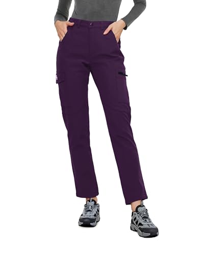 ATLASLAVA Skihose Damen Wasserdicht Wanderhose Fleece Gefüttert Softshellhose Warm Outdoor Hosen Winter von ATLASLAVA