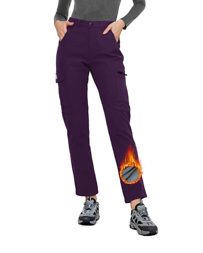 ATLASLAVA Skihose Damen Wasserdicht Wanderhose Fleece Gefüttert Softshellhose Warm Outdoor Hosen Winter ATLASLAVA Skihose Damen Wasserdicht Wanderhose Fleece Gefüttert Softshellhose Warm Outdoor Hosen Winter von ATLASLAVA