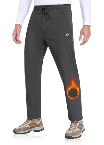ATLASLAVA Trainingshose Herren Fleece Gefüttert Thermohose Laufhose Herren Lang wasserdichte Warme Outdoor Hose Winter ATLASLAVA Trainingshose Herren Fleece Gefüttert Thermohose Laufhose Herren Lang wasserdichte Warme Outdoor Hose Winter von ATLASLAVA