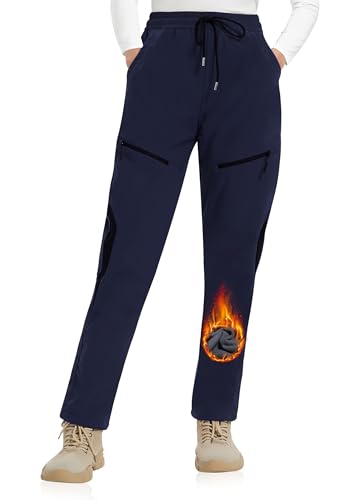 ATLASLAVA Skihose Damen Fleece Gefüttert Wasserdicht Softshellhose Wanderhose Winterhose Outdoor Hosen Winter ATLASLAVA Skihose Damen Fleece Gefüttert Wasserdicht Softshellhose Wanderhose Winterhose Outdoor Hosen Winter von ATLASLAVA