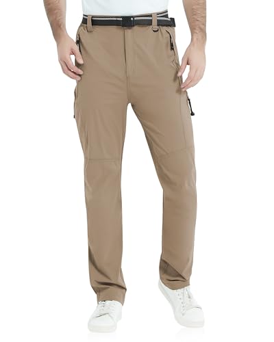 ATLASLAVA Wanderhose Herren Leichte Trekkinghose Schnelltrocknend Wasserabweisend Outdoorhosen Arbeitshose Khaki 2XL ATLASLAVA Wanderhose Herren Leichte Trekkinghose Schnelltrocknend Wasserabweisend Outdoorhosen Arbeitshose Khaki 2XL von ATLASLAVA