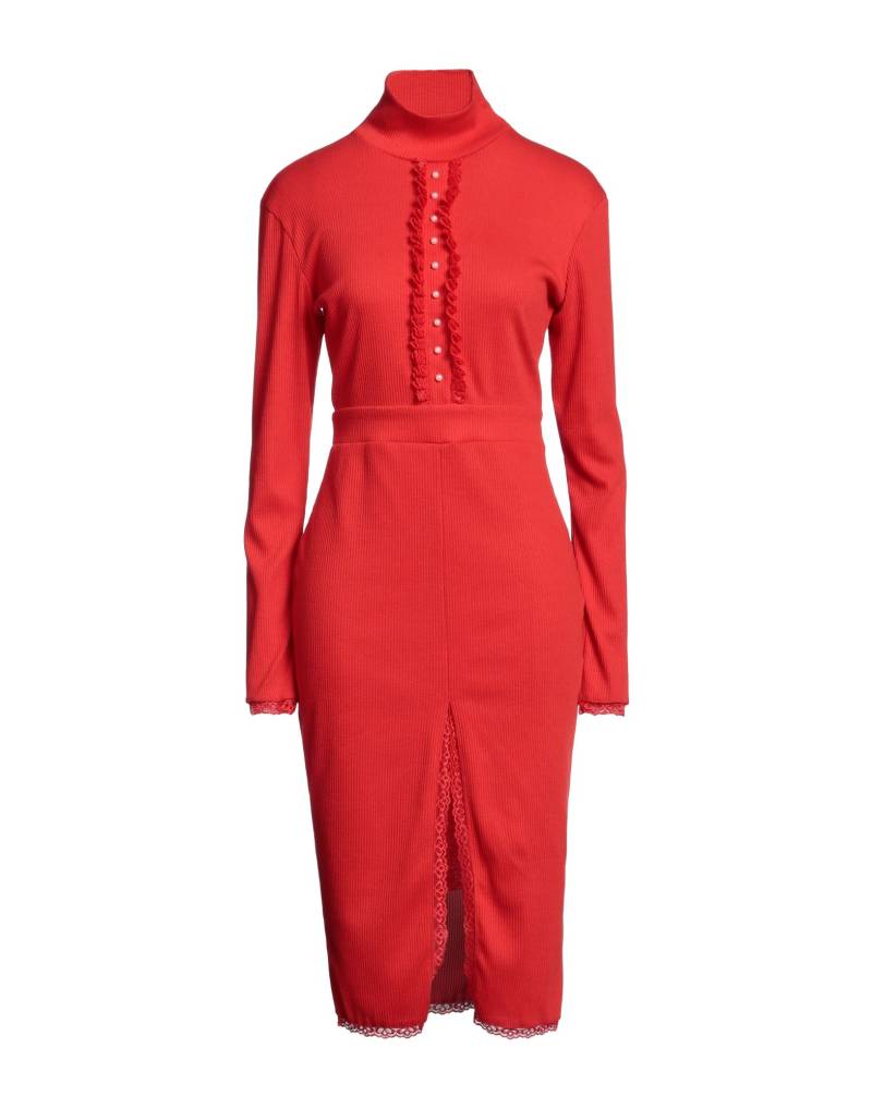 ATMOSPHERE FASHION Midi-kleid Damen Rot von ATMOSPHERE FASHION