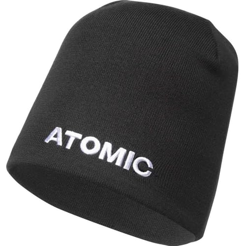ATOMIC ALPS BEANIE - Schwarz - Mütze für Herren & Damen - Weiche & atmungsaktive Mützen - Warme Wintermütze aus hautsympathischem Material - Bequeme & schlichte Fleece-Mütze von ATOMIC