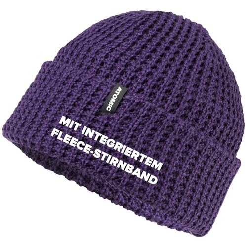 ATOMIC ALPS KNIT BEANIE - Strickmütze für Herren & Damen - Weiche & atmungsaktive Mützen - Warme Wintermütze aus hautfreundlichem Material - Mütze mit kuscheligem Fleece von Salomon