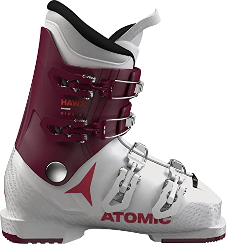 ATOMIC HAWX Mädchen 4 Weiß/Beere Skischuhe, White Berry, 41 EU von ATOMIC