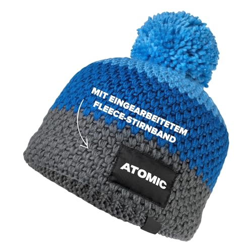 ATOMIC ALPS Kids Beanie - Warme Mütze für Kinder - Weiche & atmungsaktive Kindermützen - Wintermütze aus hautfreundlichem Material - Bequeme Wollmütze - Mützen in Mehreren Farben von ATOMIC