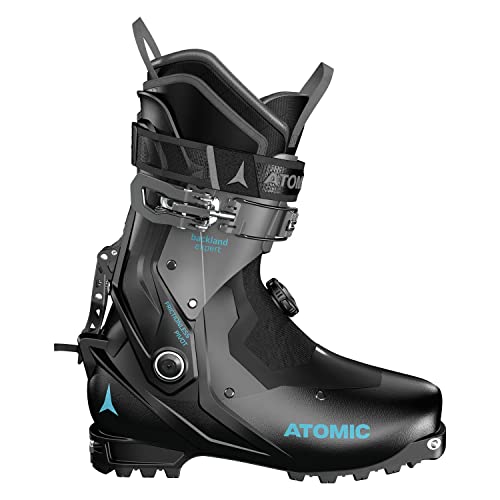 Atomic Damen BACKLAND EXPERT W Ski-Stiefel, Black/Anthracite/Light Blue, 37.5 EU von Atomic