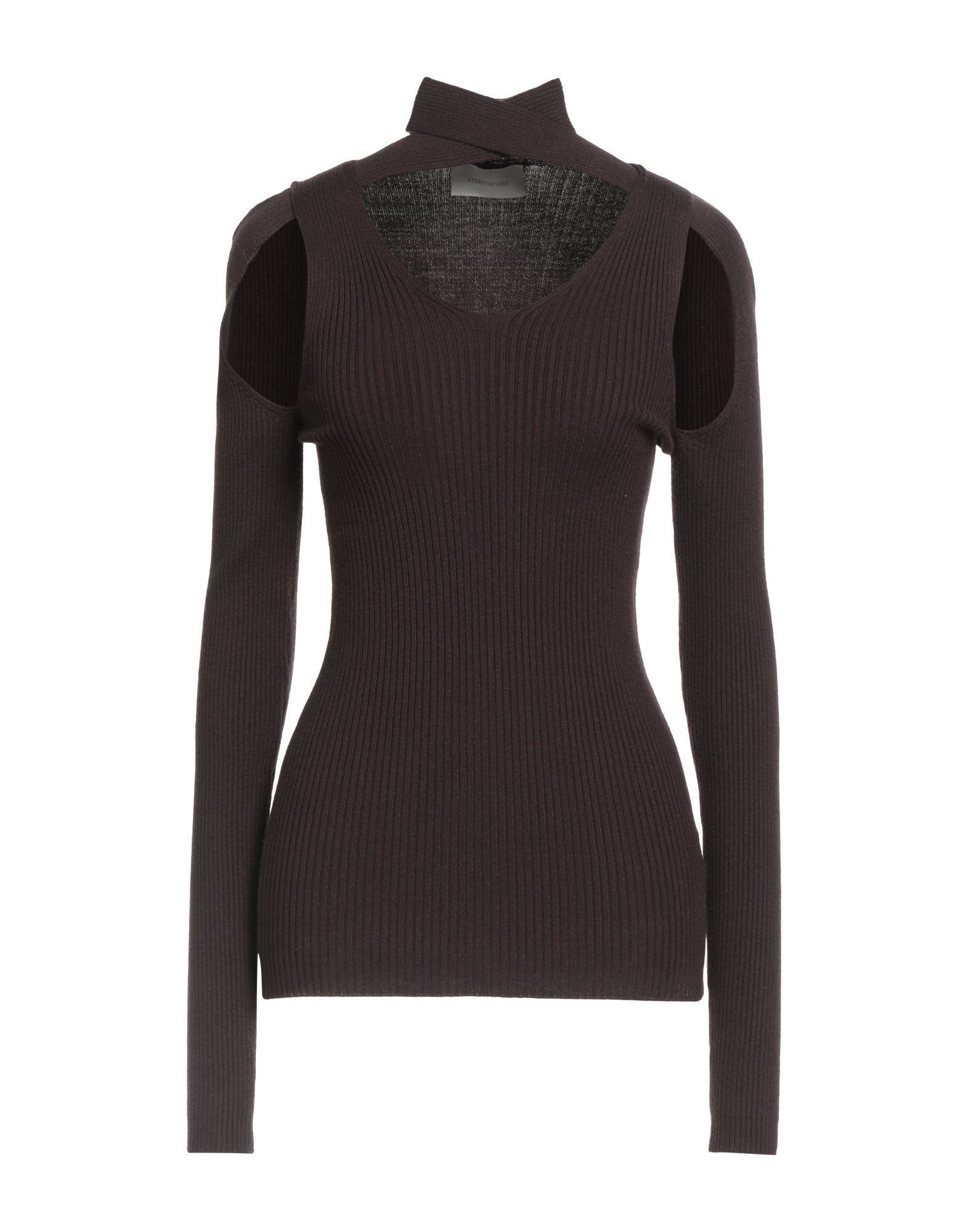 ATOMOFACTORY Rollkragenpullover Damen Dunkelbraun ATOMOFACTORY Rollkragenpullover Damen Dunkelbraun von ATOMOFACTORY