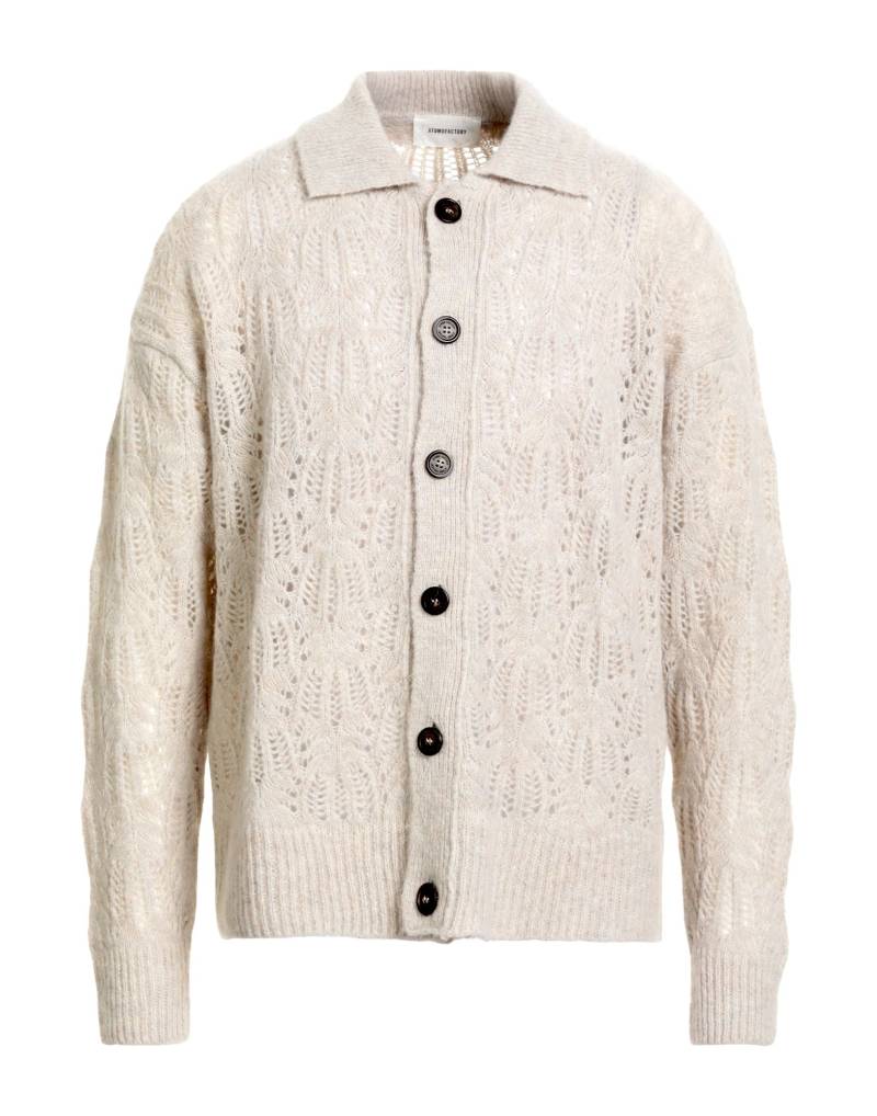 ATOMOFACTORY Strickjacke Herren Hellgrau von ATOMOFACTORY