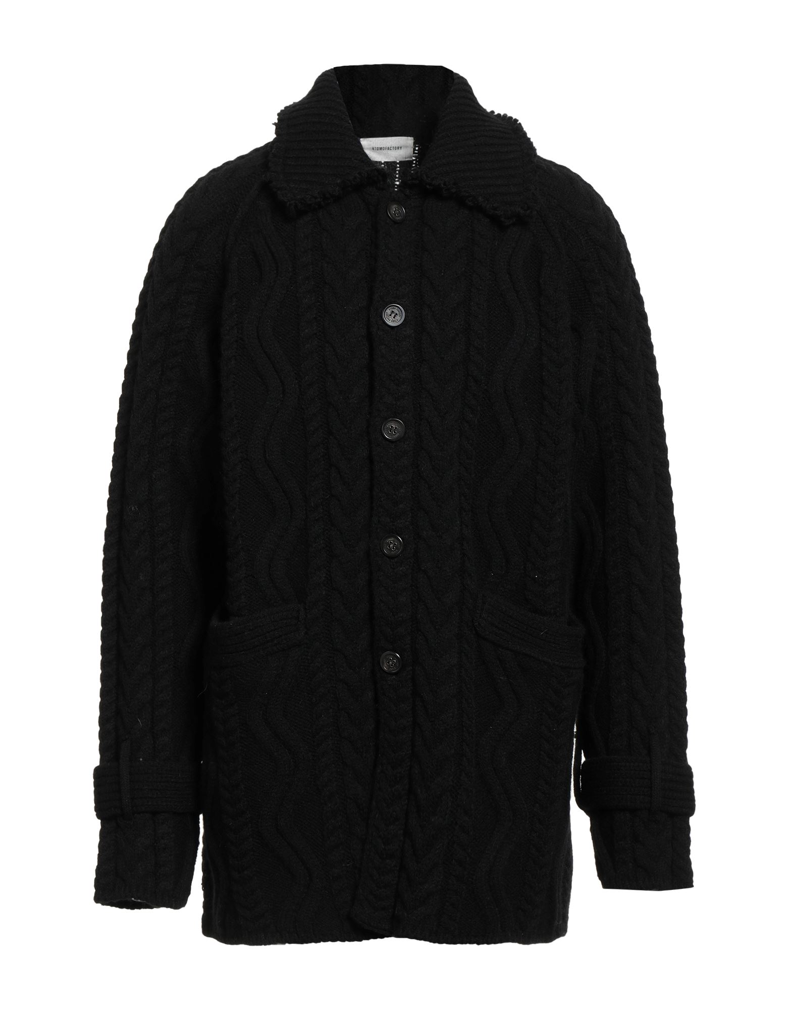 ATOMOFACTORY Strickjacke Herren Schwarz von ATOMOFACTORY
