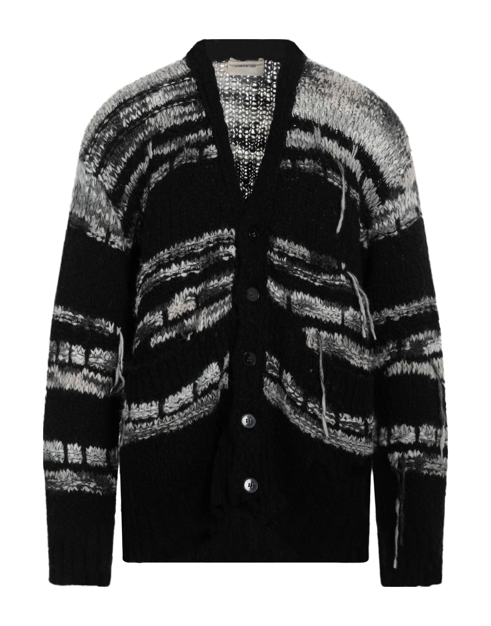 ATOMOFACTORY Strickjacke Herren Schwarz ATOMOFACTORY Strickjacke Herren Schwarz von ATOMOFACTORY