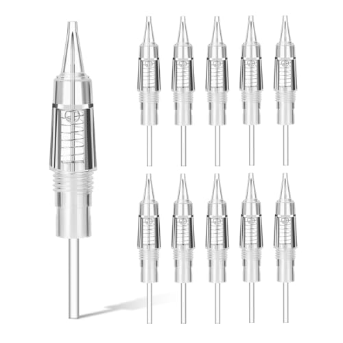 ATOMUS 10pcs Eyebrow Tattoo Cartridge Needles 3R Disposable Permanent Makeup Tattoo Needles for Eyebrow Eyeliner Tattoo Pen von ATOMUS