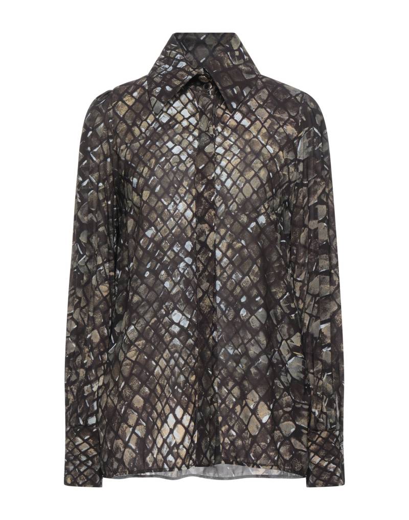 ATOS LOMBARDINI Hemd Damen Dunkelbraun von ATOS LOMBARDINI