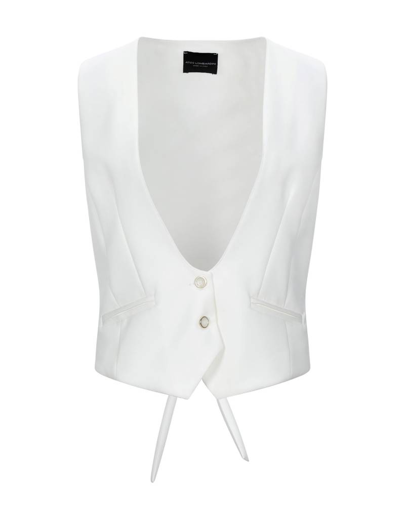 ATOS LOMBARDINI Couture-weste Damen Weiß von ATOS LOMBARDINI