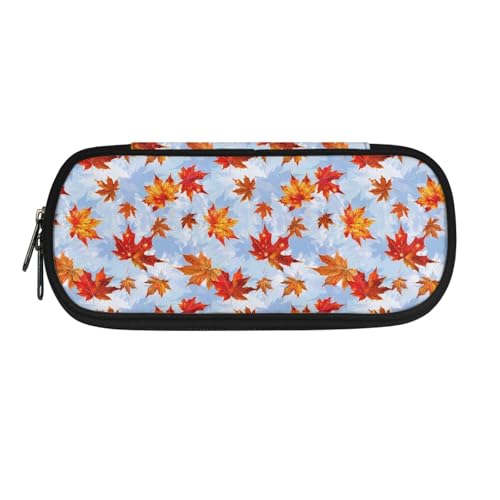 ATOurDealss Federmäppchen für Mädchen, Motiv: Hirsch, Schmetterling, Batik, großes Fassungsvermögen, Federmäppchen für Kinder, Jungen, personalisierte Stiftebox mit sichtbarem Raster, Bleistift für von ATOurDealss