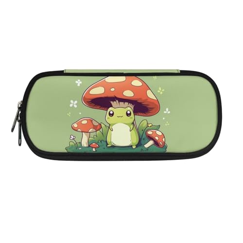 ATOurDealss Federmäppchen mit Blumenmotiv für Mädchen, leichte Stiftehalter, große Kapazität, für den Schulanfang, Federmäppchen, Organizer, Geldbörse, Niedlicher Pilzfrosch 3, Einheitsgröße, ATOurDealss Federmäppchen mit Blumenmotiv für Mädchen, leichte Stiftehalter, große Kapazität, für den Schulanfang, Federmäppchen, Organizer, Geldbörse, Niedlicher Pilzfrosch 3, Einheitsgröße, von ATOurDealss