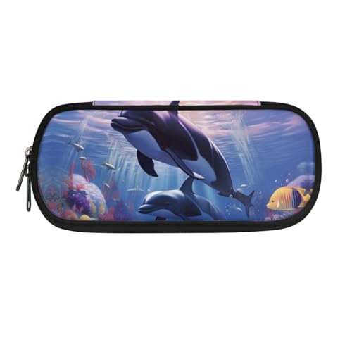 ATOurDealss Federmäppchen mit Dinosaurier-Motiv für Jungen, cooles Federmäppchen, ästhetisches Federmäppchen für Vorschulmädchen, Bleistiftbox mit Stiftschlitz, für Kinder, Studenten, Teenager, von ATOurDealss