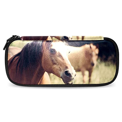 ATOurDealss Federmäppchen mit Strandlandschaft, Federmäppchen, Make-up-Pinsel-Tasche für Damen und Mädchen, mehrfarbig05, Einheitsgröße, Federmäppchen von ATOurDealss