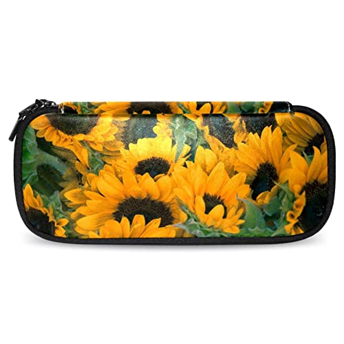 ATOurDealss Federmäppchen mit tropischen Blättern, Make-up-Pinsel-Tasche für Frauen und Mädchen, mehrfarbig05, Einheitsgröße, Federmäppchen von ATOurDealss