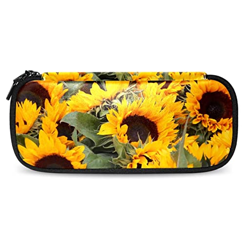 ATOurDealss Federmäppchen mit tropischen Blättern, Make-up-Pinsel-Tasche für Frauen und Mädchen, mehrfarbig13, Einheitsgröße, Federmäppchen von ATOurDealss