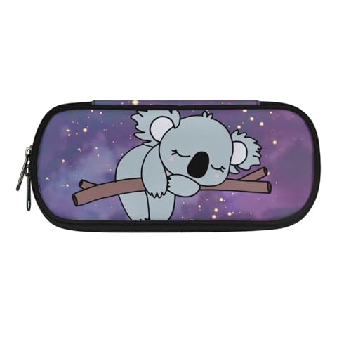 ATOurDealss Koala Federmäppchen für Schule, Kinder, Bleistift-Organizer für Klassenzimmer, Stifteetui für Geldbörse, Reißverschluss, Stiftebox, große Kapazität, Schreibwaren, Schreibtisch-Stifthalter, von ATOurDealss