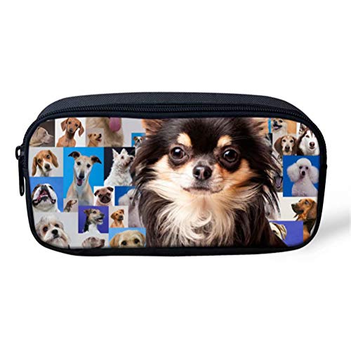 ATOurDealss Personalisiertes Federmäppchen für Kinder, Schule, Federmäppchen, Pferde-Druck, Maltaschen, Hund 2, Einheitsgröße, Federmäppchen ATOurDealss Personalisiertes Federmäppchen für Kinder, Schule, Federmäppchen, Pferde-Druck, Maltaschen, Hund 2, Einheitsgröße, Federmäppchen von ATOurDealss