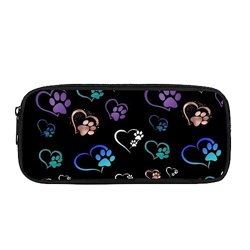 ATOurDealss Süßes Frosch-Federmäppchen, großes Kinder-Federmäppchen, Halter für Teenager, Mädchen, Geldbörse, Münzbörse, Stifteetui, Cartoon-Tiere, Grün, Niedliche Katzenpfote, Einheitsgröße, von ATOurDealss