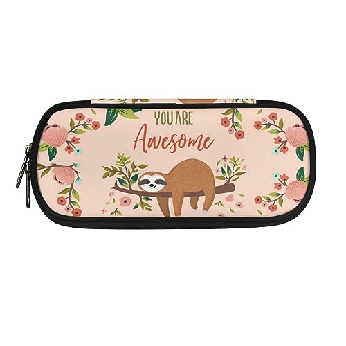 ATOurDealss T-Rex Federmäppchen mit Dinosaurier-Druck, für Jungen und Mädchen, Federmäppchen, Kartenmünztasche, Schreibtisch-Oraganizer für Schulbedarf, Großartig, Einheitsgröße, Federmäppchen von ATOurDealss