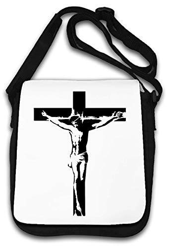 Jesus Lord and Savior on Cross stylish Schultertasche von ATPRINTS