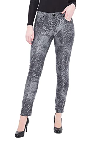 ATT Amor, Trust & Truth Damen Röhrenhose Mit Ornamentalem Alloverprint Slim Fit Stella von ATT Jeans