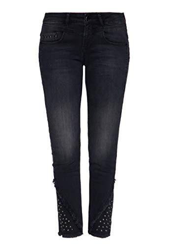 ATT Amor, Trust & Truth Damen Zoe Cropped Jeans, schwarz, 40W / 27L von ATT Jeans