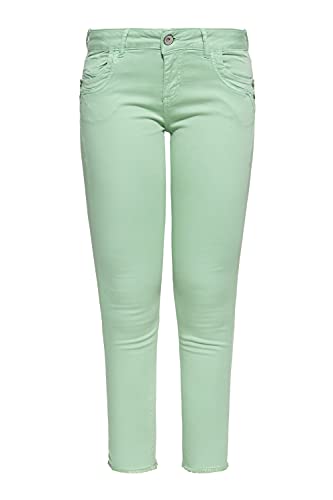 ATT Jeans Damen 5-Pocket Jeans | Slim Fit | Offene Kanten | Baumwolle Stretch Leoni von ATT Jeans