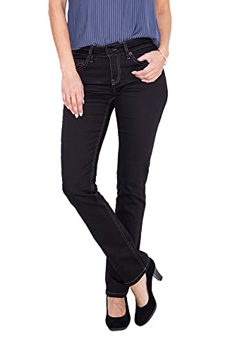 ATT Jeans Damen Basic Straight Cut Jeanshose Wonder Stretch 5 Pocket Stella von ATT Jeans