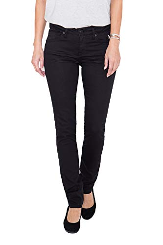 ATT Amor, Trust & Truth Damen Belinda Jeans, Schwarz, 42W / 32L von ATT Jeans