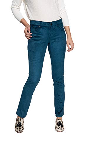 ATT Jeans Damen Slim Fit Hose Aus Feincord | Strech Hose | 5 Pocket Belinda von ATT Jeans