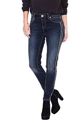 ATT Amor, Trust & Truth Damen Leoni Jeans, Dunkelblau, 34W / 29L von ATT Jeans