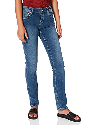 ATT Jeans Damen Straight Fit Damen Jeans Hose | 5-Pocket Design | Mid Waist Stella von ATT Jeans