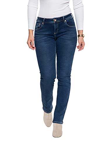 ATT Jeans Damen Straight Fit Damen Jeans Hose | 5-Pocket Design | Mid Waist Stella von ATT Jeans