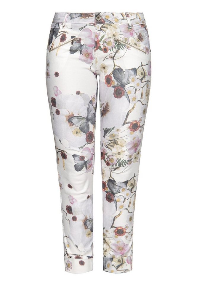 ATT Jeans Stoffhose Lola mit floralem All-Over-Print von ATT Jeans