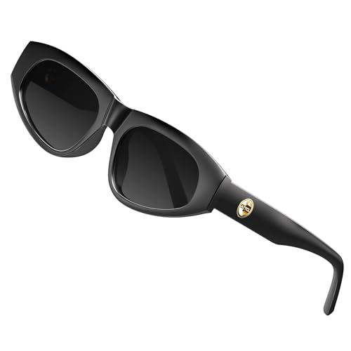 ATTCL Polarisierte Damen Sonnenbrille Katzenauge Sonnenbrillen TR90 Rahme mit UV-Schutz 5199 C1 Black+grey von ATTCL