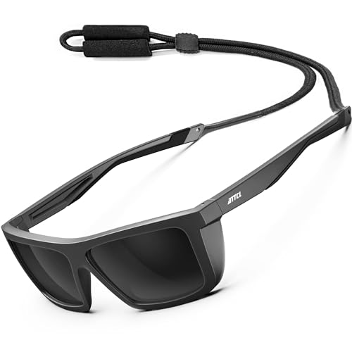 ATTCL Sport Polarisierte Sonnenbrille Für Herren Damen Radfahren Fahren Angeln UV-Schutz Sonnenbrillen 1124 C1-Back-All von ATTCL