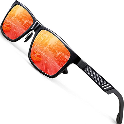 ATTCL Unisex Stil Polarisierte Fahren Sonnenbrille Herren Damen 16560red von ATTCL
