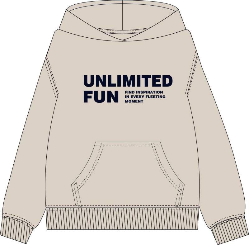 ATTENTION - Kn.-Hoodie desert cream von ATTENTION