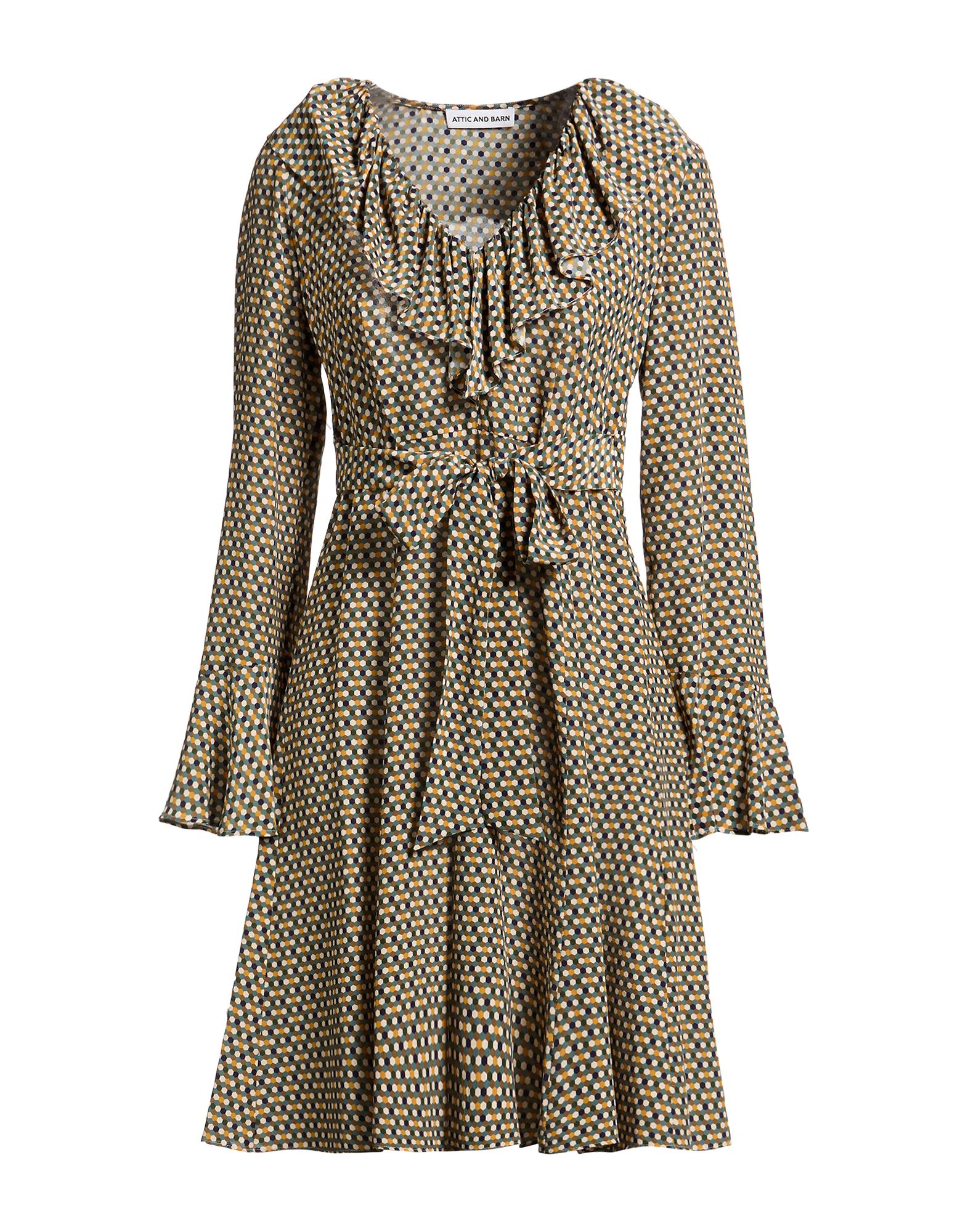 ATTIC AND BARN Mini-kleid Damen Dunkelgrün von ATTIC AND BARN