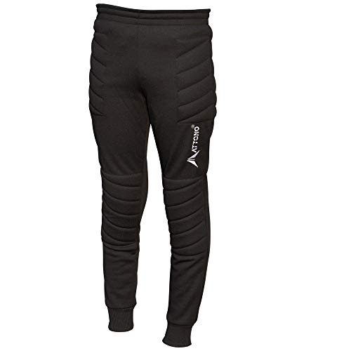 ATTONO Kinder Torwarthose Torwart Fußball Hose lang gepolstert am Knie und Hüfte - Gr. 128 von ATTONO